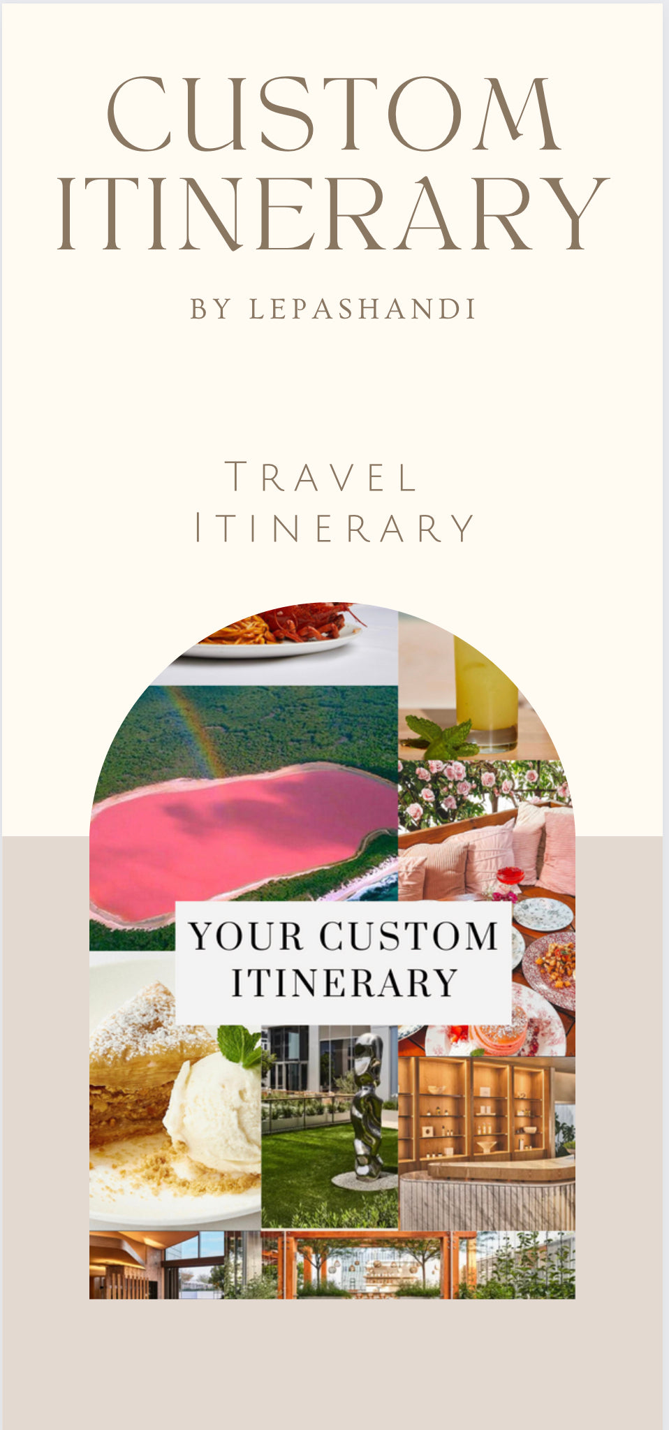 Custom Itinerary Deposit